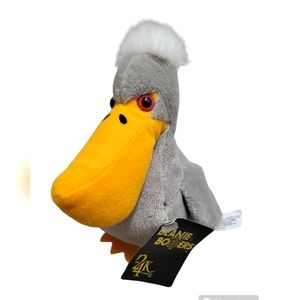 1997 Beanie Boppers Splasher The Pelican Grey 24k Original Tags